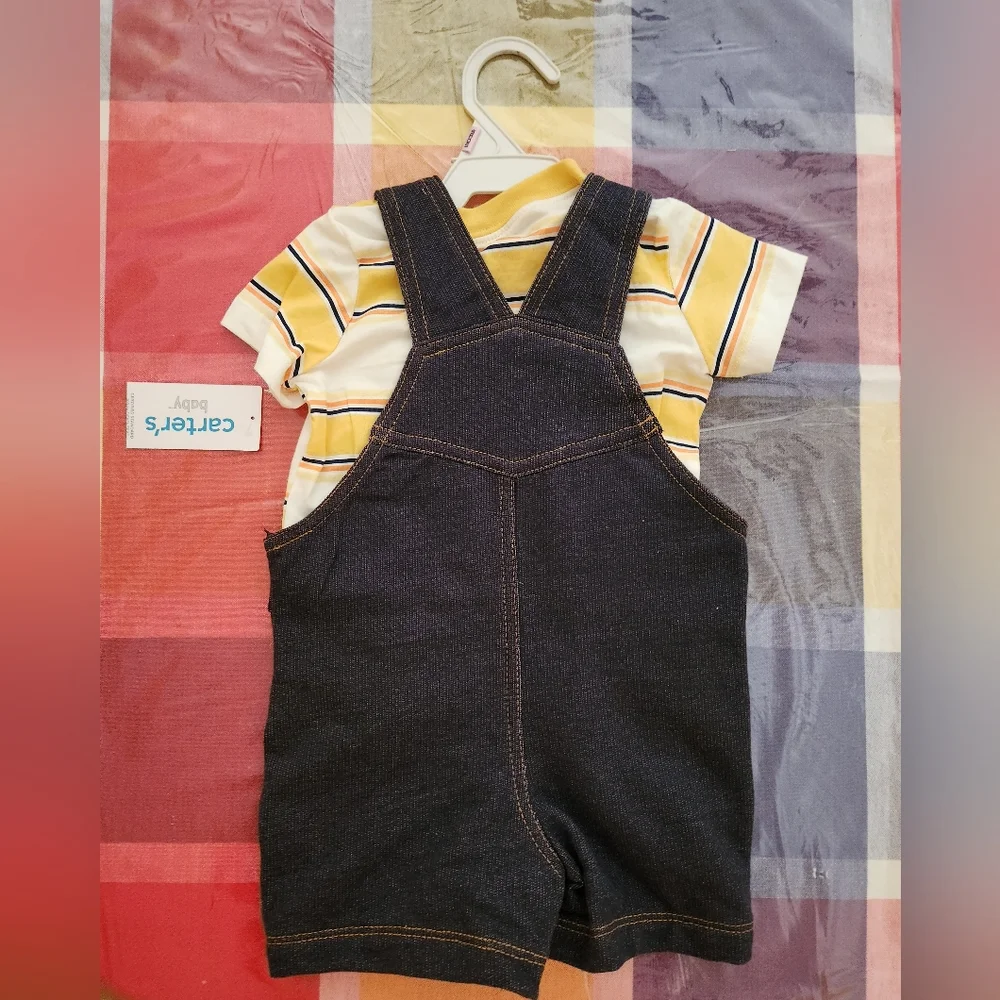 Carter's Baby 2-Piece Tee & Shortalls Set